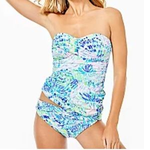 Lilly Pulitzer Flamenco Tankini Top & Calah Skirted Bikini Bottom